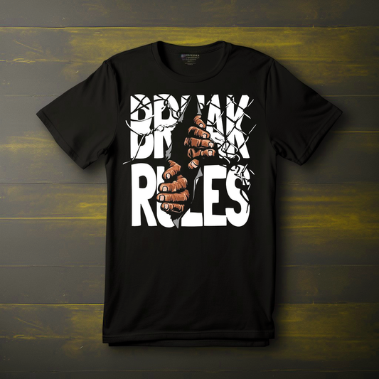 Break Rules Unisex T-Shirt (Available in Regular/Oversized)
