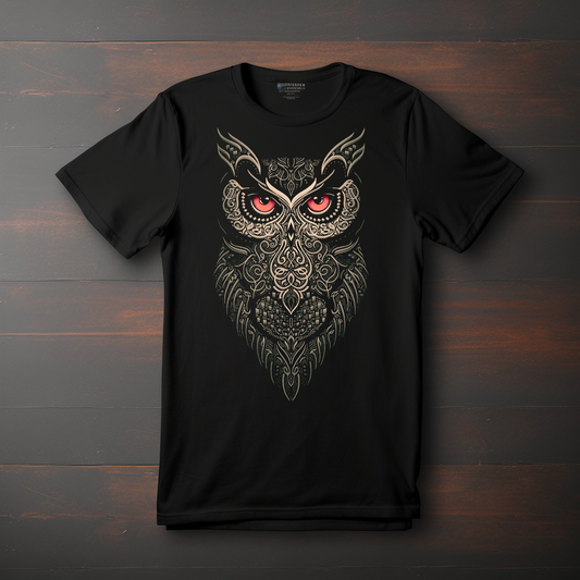 Mysterious Owl - T-Shirt (Available in Regular/Oversized)