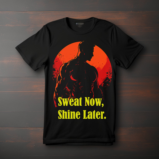 Sweat Now , Shine Later-T-Shirt (Available in Regular/Oversized)